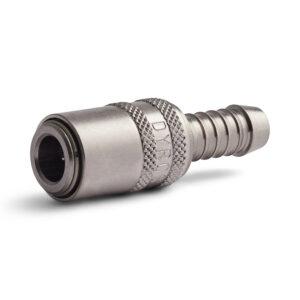Stannisierte Dyros-Kupplung Serie 6 mit Schlauchanschluß 3/8" mit Ventil