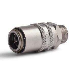 Edelstahl Dyros Serie 90 Kupplung mit BSP 3/8"