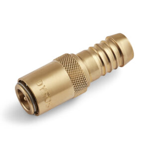 Dyros-Kupplung Serie 30 mit Schlauchanschluß 1/4" mit Ventil