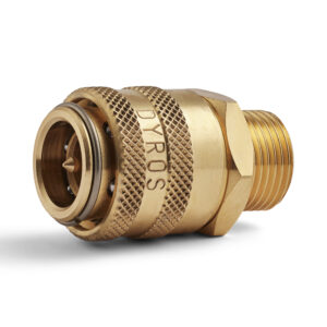 Dyros Serie 90 Kupplung BSP 3/8" blau