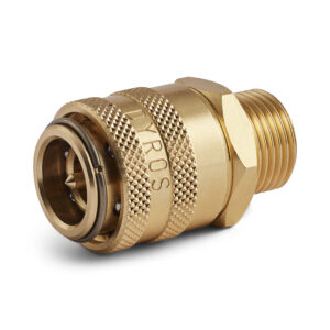 Dyros Serie 90 Kupplung L = 38 mm mit BSP 3/8"