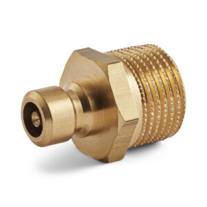 Dyros-Kupplungsnippel Serie 30 mit AG G3/8" mit Ventil