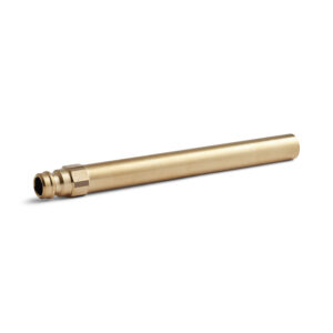 Dyros-Kupplungsnippel Serie 90 mit 14mm Messingrohr L=450mm