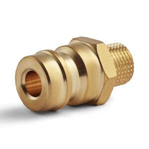 Dyros Serie 90 Nippel mit BSP 1/4"