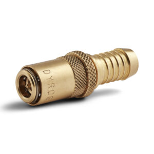 Dyros-Sicherheitskupplung Serie 30 mit 3/8" Schlauchanschluß mit Ventil
