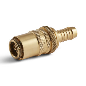 Dyros-Sicherheitskupplung Serie 90 mit 7/16" Schlauchanschluß mit Ventil