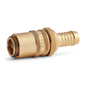 Dyros Serie 90 Sicherheitskupplung mit 1/2" Schlauchnippel Orange