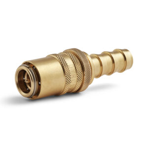 Dyros-Sicherheitskupplung Serie 90 mit 1/2" Pushlock-Schlauchanschluß mit Ventil