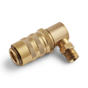 Dyros Serie 10 Sicherheitskupplung mit BSP 1/4" 90°