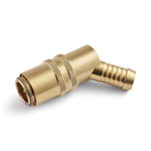 45° Dyros-Kupplung Serie 90 mit Schlauchanschluß 1/2" mit Ventil