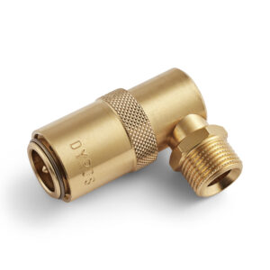 Dyros Serie 40 Kupplung mit BSP 1/2" 90°