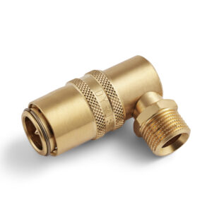 Dyros Serie 6 Kupplung mit BSP 3/8" 90°