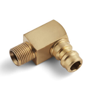 Dyros Serie 10 Nippel mit BSP 1/8" 90°