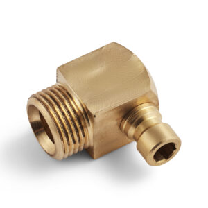 Dyros Serie 30 Nippel mit BSP 1/4" 90°